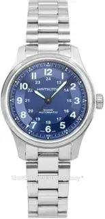 Hamilton Hamilton Khaki Field H70545140 42mm Titanium Blue
