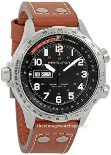 Hamilton Hamilton Khaki Aviation H77755533 45mm Stainless steel Black