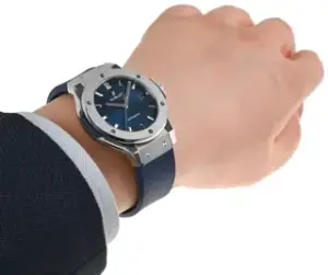 Hublot Hublot Classic Fusion 565.NX.7170.RX 38mm Titanium Blue