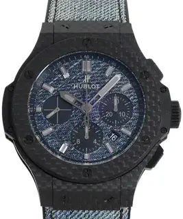 Hublot Hublot Big Bang 301.QX.2740.NR.JEANS16 44mm Rubber Black and Blue