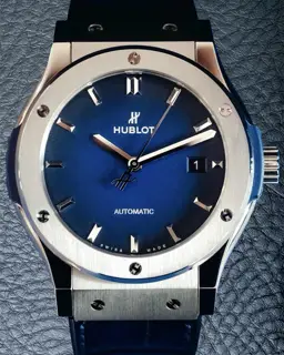 Hublot Hublot Classic Fusion 542.NX.6670.LR.JPN18 42mm Titanium Blue