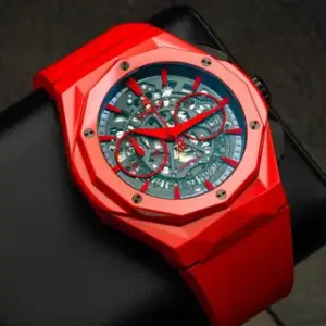 Hublot Hublot Classic Fusion Aerofusion 525.CF.0130.RX.ORL19 45mm Ceramic Black and Red