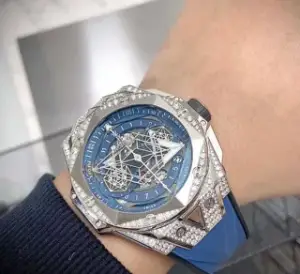 Hublot Hublot Big Bang 418.NX.5107.RX.1604.MXM20 45mm Titanium Blue