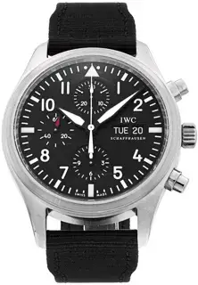 IWC IWC Pilot IW371701 42mm Stainless steel Black