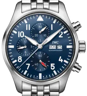 IWC IWC Pilot IW378004 43mm Stainless steel Blue
