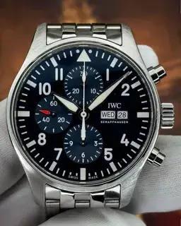 IWC IWC Pilot IW377717 43mm Stainless steel Blue