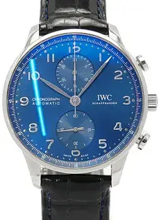 IWC IWC Portugieser IW371606 41mm Stainless steel Blue