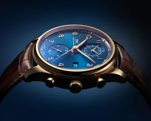 IWC Portugieser Chronograph Classic Bucherer Blue Editions