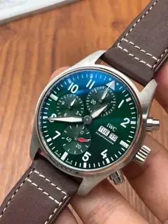 IWC IWC Pilot IW388103 41mm Stainless steel Green