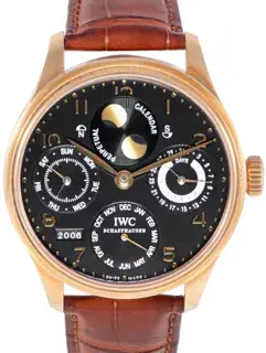 IWC IWC Portuguese Perpetual Calendar IW502103 44mm Rose gold Silver