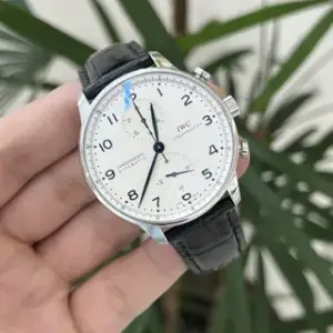 IWC IWC Portugieser IW371446 41mm Stainless steel Silver and White