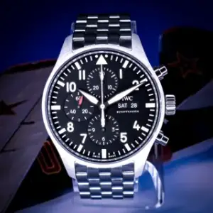IWC IWC Pilot IW377710 43mm Stainless steel Black