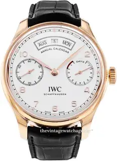 IWC IWC Portugieser IW503504 44mm Rose gold Silver