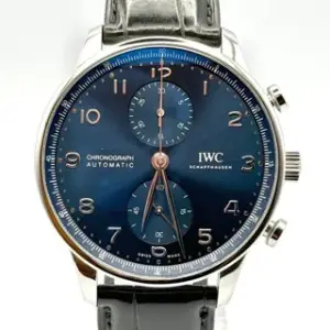 IWC IWC Portugieser IW371606 41mm Stainless steel Blue