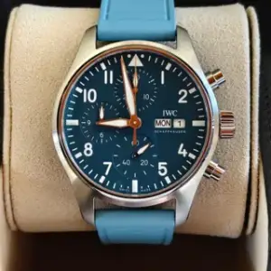 IWC IWC Pilots Watch IW3881-17 41mm Stainless steel Blue