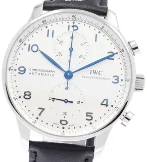 IWC IWC Portugieser IW371446 41mm Stainless steel Silver and White