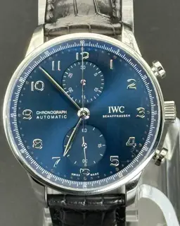 IWC IWC Portugieser IW371606 41mm Stainless steel Blue