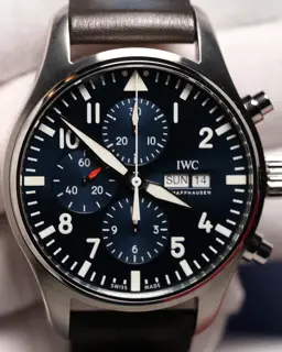 IWC IWC Pilot IW377714 43mm Stainless steel Blue