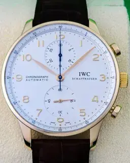 IWC IWC Portugieser IW371480 41mm Rose gold Silver