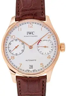 IWC IWC Portugieser IW500701 42.5mm Rose gold Silver