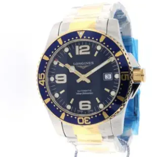 Longines Longines HydroConquest L3.742.3.96.7 41mm Stainless steel and PVD Blue