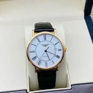 Longines Longines Elegant L4.787.8.11.4 37mm Rose gold White