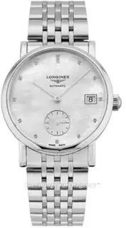 Longines Longines Elegant L4.312.4.87.6 34.5mm Stainless steel White