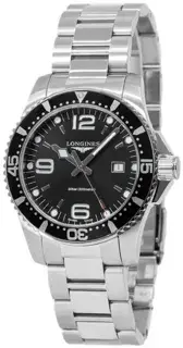 Longines Longines HydroConquest L38404566 44mm Stainless steel Black