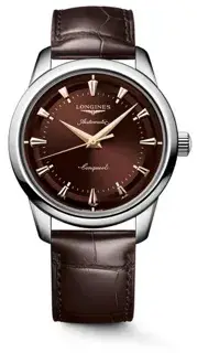 Longines Longines Conquest Heritage L16504622 40mm Stainless steel Brown