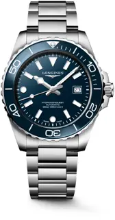 Longines Longines HydroConquest L3.788.4.96.6 42mm Stainless steel Blue