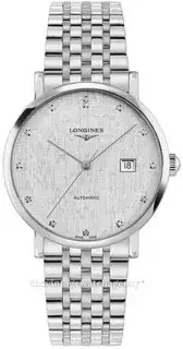 Longines Longines Elegant L4.911.4.77.6 41mm Stainless steel Silver