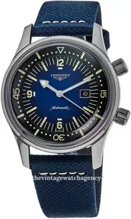 Longines Longines Heritage L3.374.4.90.2 36mm Stainless steel Blue