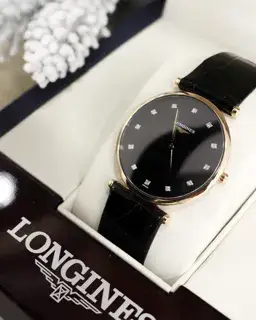 Longines Longines La Grande Classique L4.709.1.57.2 33mm Stainless steel Black