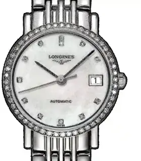 Longines Longines Elegant L4.309.0.87.6 26mm Stainless steel White