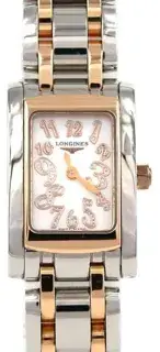 Longines Longines DolceVita L5.158.5.97.7 16mm Rose gold and Stainless steel White