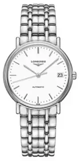 Longines Longines Presence L48214126 34.5mm Stainless steel White