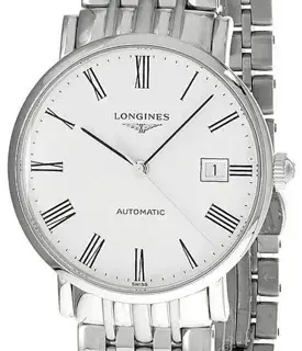 Longines Longines Elegant L4.810.4.11.6 / L48104116 37mm Stainless steel White