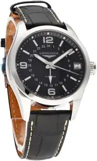 Longines Longines Conquest Classic L2.799.4.56.3 42mm Stainless steel Black