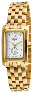 Longines Longines DolceVita L5.155.6.16.6 20mm Yellow gold White