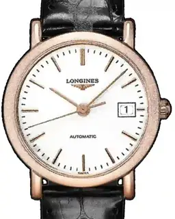 Longines Longines Elegant L4.378.8.12.4 27mm Rose gold White