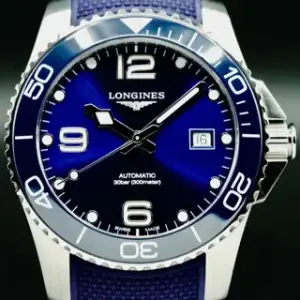 Longines Longines HydroConquest L3.781.4.96.9 41mm Stainless steel Blue