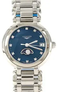 Longines Longines PrimaLuna L8.115.4.98.6 30.5mm Stainless steel Blue