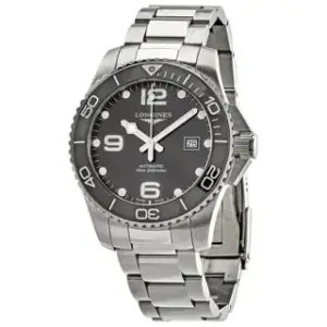 Longines Longines HydroConquest L3.782.4.56.6 43mm Stainless steel Black