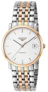 Longines Longines Elegant L4.809.5.12.7 Rose gold and Stainless steel White