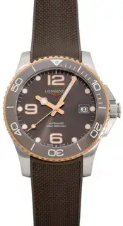 Longines Longines HydroConquest L3.780.3.78.9 39mm Stainless steel Gray