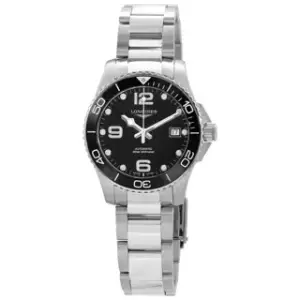 Longines Longines HydroConquest L3.780.4.56.6 39mm Stainless steel Black