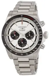 Longines Longines Conquest L3.835.4.72.6 42mm Stainless steel Black and Silver