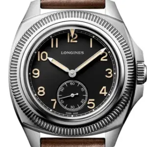 Longines Longines Heritage L2.838.4.53.0 43mm Stainless steel Black