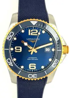 Longines Longines HydroConquest L3.781.3.96.9 41mm Stainless steel Blue