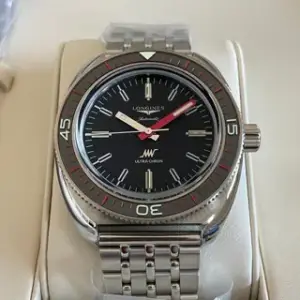 Longines Longines Heritage L2.836.4.52.6 43mm Stainless steel Black